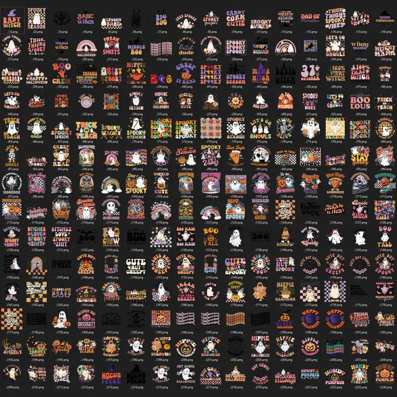 500+ Halloween Mega Bundle PNG