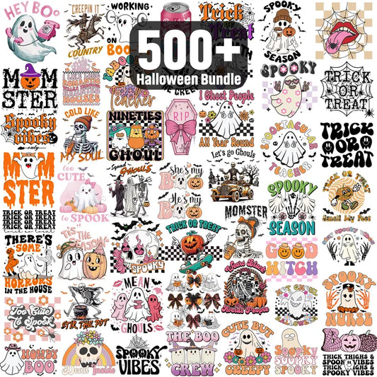 500+ Halloween Mega Bundle PNG